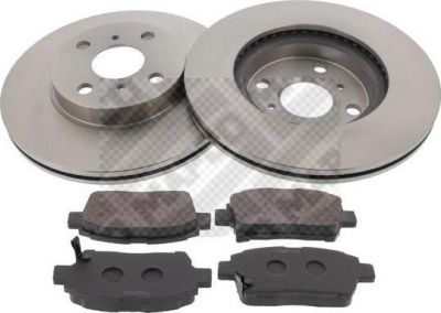 MAPCO 47545 комплект тормозов, дисковый тормозной механизм на TOYOTA YARIS VERSO (_NLP2_, _NCP2_)
