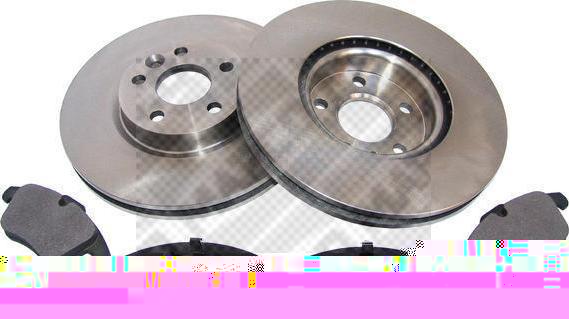 MAPCO 47661 комплект тормозов, дисковый тормозной механизм на VOLVO S80 II (AS)