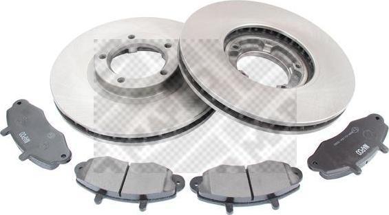 MAPCO 47665 комплект тормозов, дисковый тормозной механизм на FORD TRANSIT c бортовой платформой/ходовая часть (E_ _)