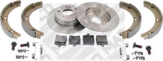 MAPCO 47806/1 комплект тормозов, дисковый тормозной механизм на MERCEDES-BENZ C-CLASS купе (CL203)