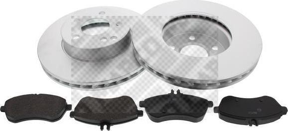 MAPCO 47820HPS комплект тормозов, дисковый тормозной механизм на MERCEDES-BENZ E-CLASS (W212)
