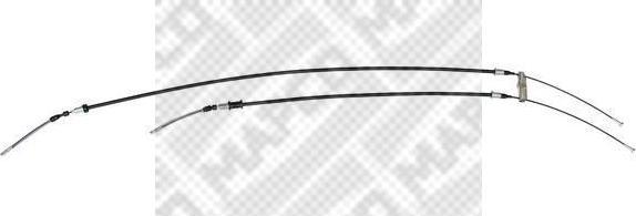 MAPCO 5617 трос, стояночная тормозная система на OPEL ASTRA F Наклонная задняя часть (53_, 54_, 58_, 59_)