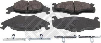 MAPCO 6210/2 комплект тормозных колодок, дисковый тормоз на VW POLO Variant (6KV5)