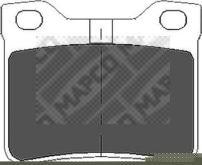 MAPCO 6359 комплект тормозных колодок, дисковый тормоз на PEUGEOT 406 Break (8E/F)