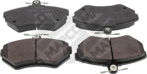 MAPCO 6465 комплект тормозных колодок, дисковый тормоз на AUDI A4 Avant (8D5, B5)