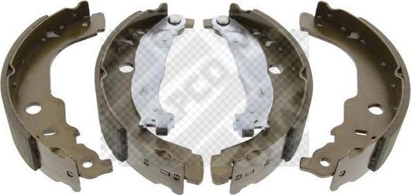 MAPCO 8325 комплект тормозных колодок на PEUGEOT 207 (WA_, WC_)