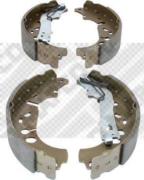 MAPCO 8703 Колодки тормозные барабанные, комплект