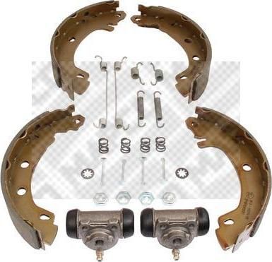 MAPCO 9752 комплект тормозных колодок на RENAULT MEGANE I (BA0/1_)