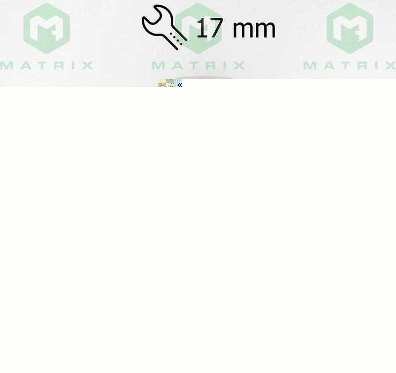 Матрикс S17D45 Z Болт M14X1.5X45 Цинк Сфера с выступом ключ 17 мм 084177