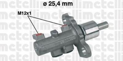 METELLI 05-0402 Гл.торм.цил.AUDI A4,A6,A8 25.40мм