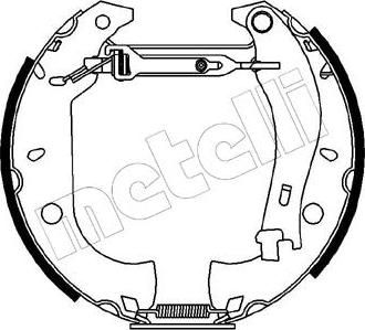 METELLI 51-0055 комплект тормозных колодок на FIAT FIORINO Pick up (146)