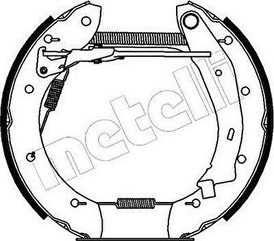 METELLI 51-0137 комплект тормозных колодок на PEUGEOT 405 II Break (4E)