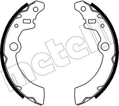 METELLI 53-0404 комплект тормозных колодок на SUZUKI IGNIS II