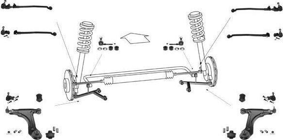 Meyle WG0038800 рулевое управление на OPEL ASTRA F Наклонная задняя часть (53_, 54_, 58_, 59_)