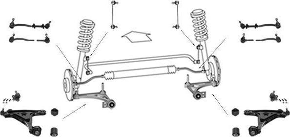 Meyle WG0346600 рулевое управление на OPEL OMEGA B (25_, 26_, 27_)