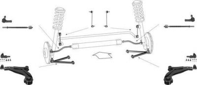 Meyle WG0472100 подвеска колеса на FORD MONDEO III седан (B4Y)