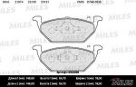Miles Колодки тормозные AUDI A3 97>/VW G4/SKODA OCTAVIA 97>09 1.4/1.6/1.8 передние (E100054)
