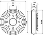 MINTEX MBD011 тормозной барабан на FIAT REGATA (138)