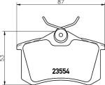 MINTEX MDB1382 Тоpмозные колодки Disc brake pads passen