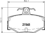 MINTEX MDB1489 комплект тормозных колодок, дисковый тормоз на NISSAN PRIMERA Traveller (WP11)