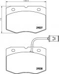 MINTEX MDB1561 Комплект тормозных колодок, диско