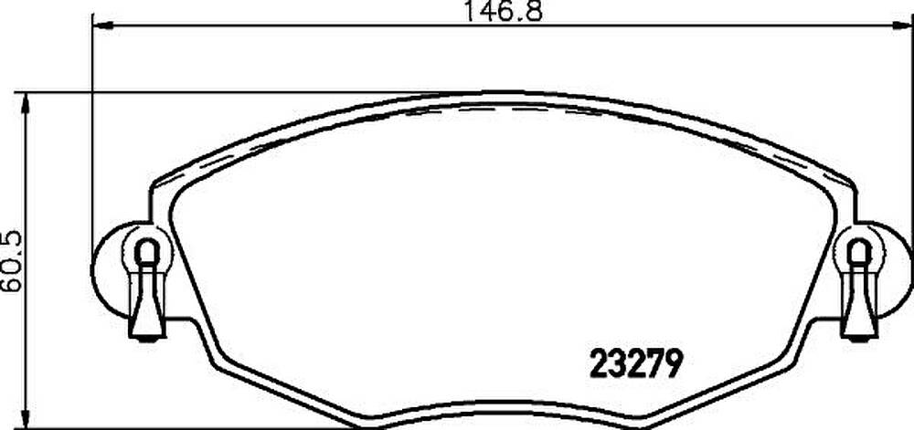 MINTEX MDB2062 комплект тормозных колодок, дисковый тормоз на JAGUAR X-TYPE (CF1)