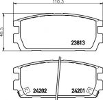 MINTEX MDB2665 комплект тормозных колодок, дисковый тормоз на HYUNDAI TERRACAN (HP)