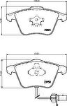 MINTEX MDB2694 комплект тормозных колодок, дисковый тормоз на AUDI A6 Allroad (4FH, C6)