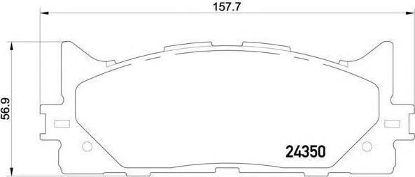 MINTEX MDB2788 Комплект тормозных колодок, диско