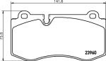 MINTEX MDB2821 комплект тормозных колодок, дисковый тормоз на MERCEDES-BENZ S-CLASS купе (C216)