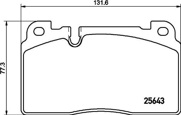 MINTEX MDB3419 комплект тормозных колодок, дисковый тормоз на AUDI Q5 (8R)