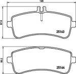 MINTEX MDB3746 комплект тормозных колодок, дисковый тормоз на MERCEDES-BENZ S-CLASS кабрио (A217)