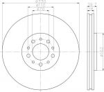 MINTEX MDC1740 тормозной диск на ALFA ROMEO 159 (939)