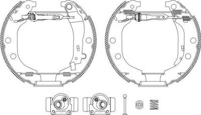 MINTEX MSP142 комплект тормозных колодок на PEUGEOT 406 Break (8E/F)