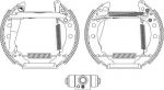 MINTEX MSP302 комплект тормозных колодок на VW POLO CLASSIC (6KV2)