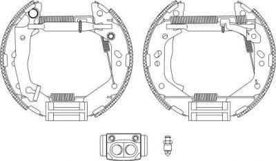 MINTEX MSP321 комплект тормозных колодок на HYUNDAI ACCENT II седан (LC)