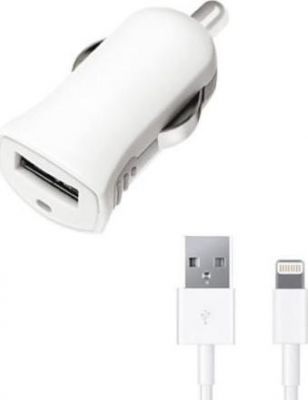 Зарядное устройство для автомобиля Apple (90/240V, 1000mAh, белый)