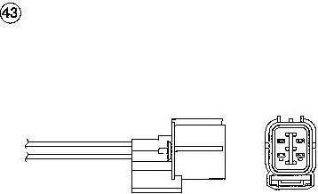 NGK 0499 Кислородный датчик (Zirconium) 0499 OZA569-H1