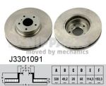 NIPPARTS Диск тормозной передний NISSAN MURANO 3.5 05> INFINITI FX35 FX45 05> 320x28mm (40206-CA010, J3301091)