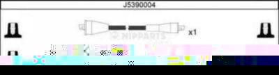 NIPParts J5390004 комплект проводов зажигания на NISSAN BLUEBIRD седан (910)