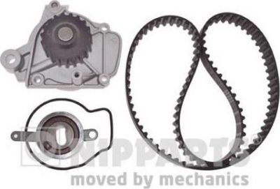 NIPParts N1164003 водяной насос + комплект зубчатого ремня на HONDA CIVIC VI купе (EJ, EM1)