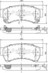 NIPPARTS Колодки торм. MAZDA 6 07- пер. (GSYD3328ZA, N3603071)