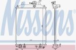 Nissens 61739 радиатор, охлаждение двигателя на DAIHATSU CUORE VI (L251, L250_, L260_)