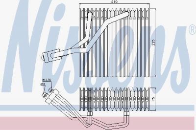Nissens 92176 испаритель, кондиционер на SKODA OCTAVIA Combi (1U5)