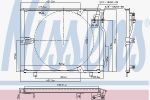 NISSENS Конденсер E34/E32 1.8-4.0/2.4-2.5 TD 86-98 (64538391316, 94158)
