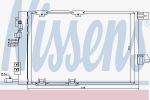 NISSENS Конденсер OPEL ASTRA G/ZAFIRA A 1.6/1.8/2.0/2.2/2.0 DI 01-06 (9119176, 94384)