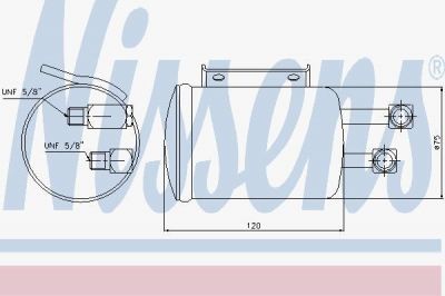 Nissens 95106 осушитель, кондиционер на SEAT TOLEDO I (1L)