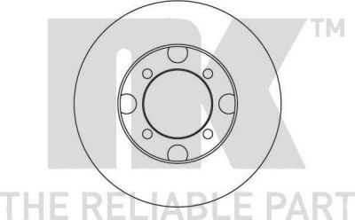 NK 203217 тормозной диск на MAZDA 626 II (GC)