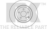 NK 203361 Диск тормозной MERCEDES W211 280-500 02-/C219 280-500 04- передний вент.D=330мм.