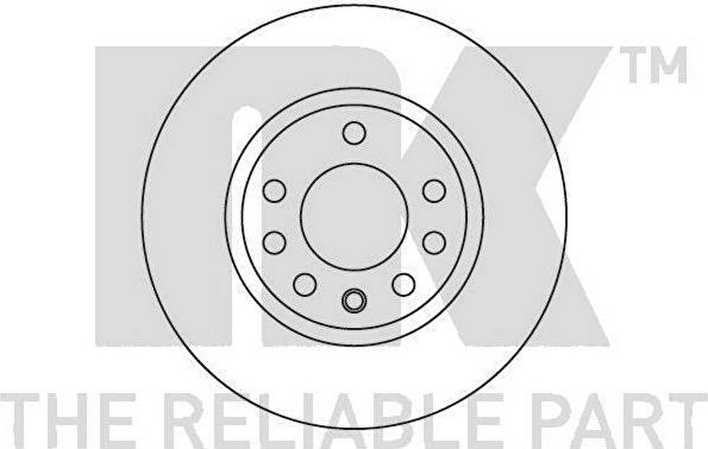 NK 203660 тормозной диск на OPEL CORSA D